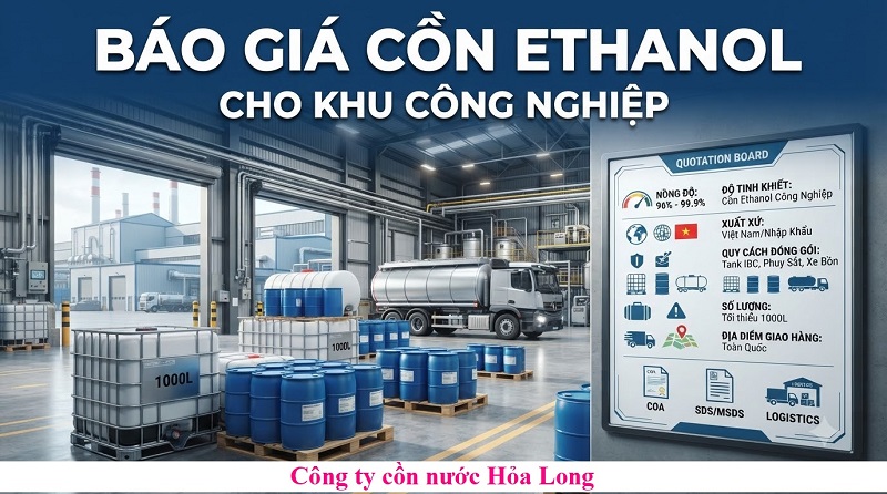 Cồn Ethanol Cho Khu Công Nghiệp – Giải Pháp Cung Ứng Ổn Định Cho Doanh Nghiệp